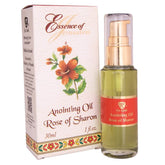 bottle of Rose of Sharon anointing oil spray, a spiritual anointing oil for daily prayer and devotion